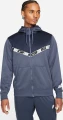 Толстовка Nike SPORTSWEAR MEN'S FULL-ZIP HOODIE темно-синяя DM4672-437