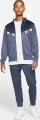 Толстовка Nike SPORTSWEAR MEN'S FULL-ZIP HOODIE темно-синяя DM4672-437