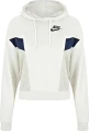 Худі жіноче Nike W NSW HERITAGE HOODIE FLC світло-сіро-темно-синє CZ8604-051
