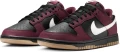Кроссовки женские Nike DUNK LOW NEXT NATURE бордово-черные HM9658-600