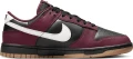 Кроссовки женские Nike DUNK LOW NEXT NATURE бордово-черные HM9658-600
