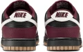 Кроссовки женские Nike DUNK LOW NEXT NATURE бордово-черные HM9658-600