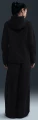 Толстовка жіноча Nike SPORTSWEAR TECH FLEECE WINDRUNNER FULL-ZIP HOODIE чорна HV6747-010