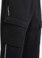 Спортивные штаны Nike AIR FLEECE CARGO TROUSERS черно-бело-золотые HM0180-010