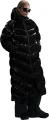 Куртка женская Nike WINDPUFFER THERMA-FIT LOOSE HOODED SHINE PARKA черная FV7827-010