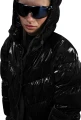 Куртка женская Nike WINDPUFFER THERMA-FIT LOOSE HOODED SHINE PARKA черная FV7827-010