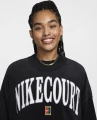 Світшот жіночий Nike NIKECOURT HERITAGE OVER-OVERSIZED чорний FQ2242-010