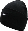 Шапка Nike PEAK SWOOSH BEANIE черная HF0187-010