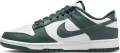 Кросівки Nike DUNK LOW RETRO темно-зелено-білі DV0833-111