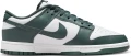 Кроссовки Nike DUNK LOW RETRO темно-зелено-белые DV0833-111