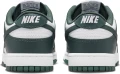 Кроссовки Nike DUNK LOW RETRO темно-зелено-белые DV0833-111