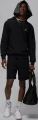 Світшот Nike JORDAN BROOKLYN FLEECE CREW-NECK чорний FV7293-010
