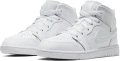 Кроссовки детские Nike AIR JORDAN 1 MID (PS) белые 640734-130