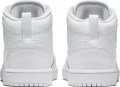 Кроссовки детские Nike AIR JORDAN 1 MID (PS) белые 640734-130