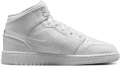 Кроссовки подростковые Nike AIR JORDAN 1 MID (GS) белые 554725-136