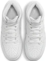 Кроссовки подростковые Nike AIR JORDAN 1 MID (GS) белые 554725-136
