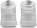 Кроссовки подростковые Nike AIR JORDAN 1 MID (GS) белые 554725-136