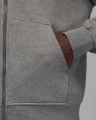 Толстовка Nike JORDAN BROOKLYN FLEECE FULL-ZIP HOODIE серая FV7289-091
