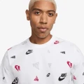 Футболка Nike M NSW TEE 12MO AOP SP25 белая HJ0561-100