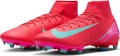 Бутсы Nike MERCURIAL ZOOM SUPERFLY 10 ACADEMY FG/MG красно-розово-бирюзовые FQ1456-800
