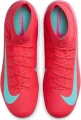 Бутсы Nike MERCURIAL ZOOM SUPERFLY 10 ACADEMY FG/MG красно-розово-бирюзовые FQ1456-800