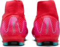 Бутсы Nike MERCURIAL ZOOM SUPERFLY 10 ACADEMY FG/MG красно-розово-бирюзовые FQ1456-800