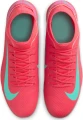 Сороконожки (шиповки) Nike MERCURIAL SUPERFLY 10 CLUB TF красно-розово-бирюзовые FQ8317-800