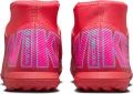 Сороконожки (шиповки) Nike MERCURIAL SUPERFLY 10 CLUB TF красно-розово-бирюзовые FQ8317-800