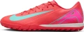 Сороконіжки (шиповки) Nike MERCURIAL ZOOM VAPOR 16 ACADEMY TF червоно-рожево-бірюзові FQ8449-800