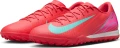 Сороконожки (шиповки) Nike MERCURIAL ZOOM VAPOR 16 ACADEMY TF красно-розово-бирюзовые FQ8449-800
