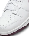 Кроссовки Nike DUNK LOW RETRO бело-темно-бордовые DV0831-102