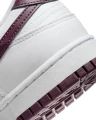 Кроссовки Nike DUNK LOW RETRO бело-темно-бордовые DV0831-102