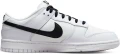 Кросівки Nike DUNK LOW RETRO біло-чорні DJ6188-101