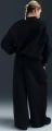 Світшот жіночий Nike SPORTSWEAR TECH FLEECE OVERSIZED CREW-NECK SWEATSHIRT чорний FV8041-010