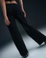 Спортивные штаны женские Nike SPORTSWEAR CLUB FLEECE MID-RISE WIDE-LEG GRAPHIC PANTS черные HJ0869-010