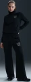 Спортивные штаны женские Nike SPORTSWEAR CLUB FLEECE MID-RISE WIDE-LEG GRAPHIC PANTS черные HJ0869-010