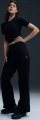 Спортивные штаны женские Nike WINDRUNNER HIGH-WAISTED WOVEN OPEN-HEM PANTS черные FV7655-010