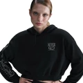 Худі жіноче Nike SPORTSWEAR CLUB FLEECE OVERSIZED SHORT HOODIE чорне HJ0925-010