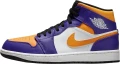 Кросівки Nike AIR JORDAN 1 MID фіолетово-оранжево-білі DQ8426-517