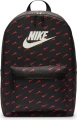 Рюкзак Nike HERITAGE BACKPACK SWOOSH DROP 25L чорно-червоний HF6995-010