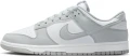 Кросівки Nike DUNK LOW RETRO сіро-білі HF5441-105