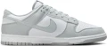 Кроссовки Nike DUNK LOW RETRO серо-белые HF5441-105