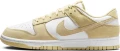 Кроссовки Nike DUNK LOW RETRO SE бело-желтые FQ8249-102