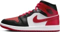 Кросівки жіночі Nike AIR JORDAN 1 MID червоно-біло-чорні BQ6472-079