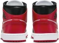 Кроссовки женские Nike AIR JORDAN 1 MID красно-бело-черные BQ6472-079