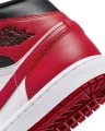 Кроссовки женские Nike AIR JORDAN 1 MID красно-бело-черные BQ6472-079