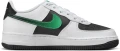 Кросівки підліткові Nike AIR FORCE 1 LV8 2 біло-чорно-зелені FZ4353-100