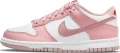 Кроссовки подростковые Nike DUNK LOW (GS) светло-розово-белые DO6485-600