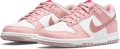 Кроссовки подростковые Nike DUNK LOW (GS) светло-розово-белые DO6485-600