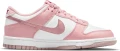 Кроссовки подростковые Nike DUNK LOW (GS) светло-розово-белые DO6485-600